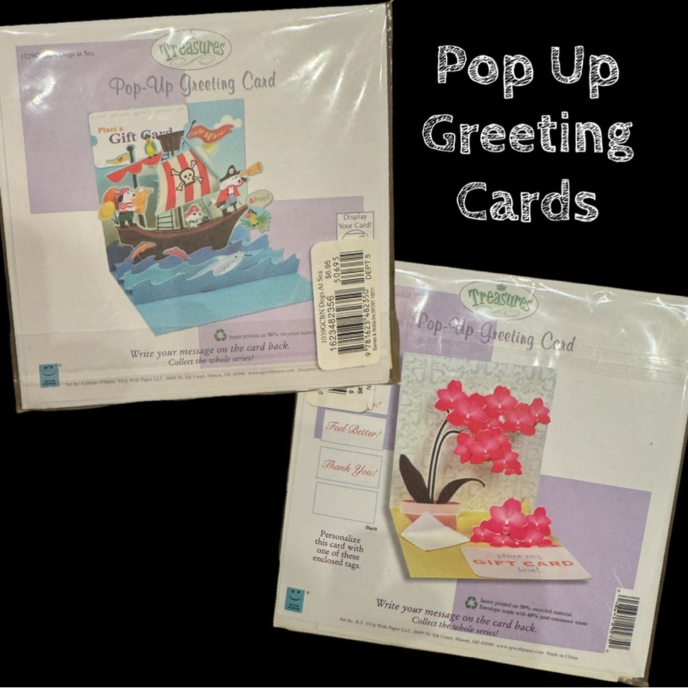 3D Greeting Cards (2) NEW